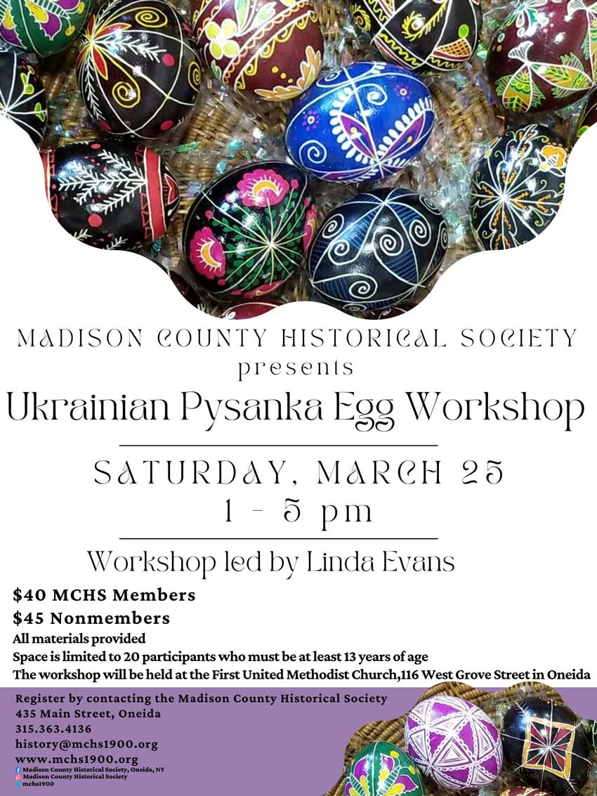 Pysanka Egg Workshop Poster